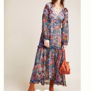 Maeve Anthropologie Annabella Maxi Dress